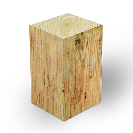 Notizquader Design Edition Holz 78 x 78 x 125 mm