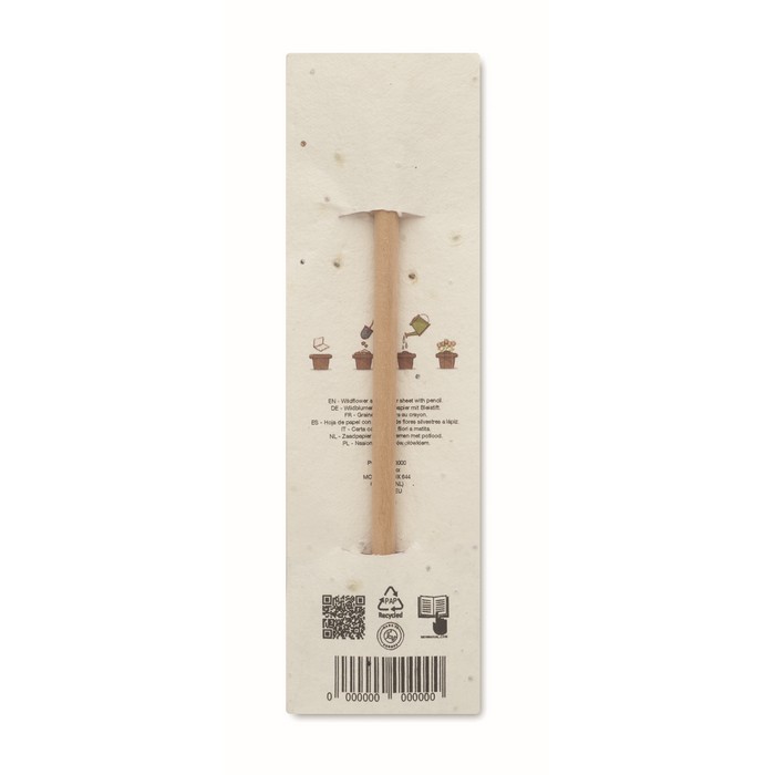Bleistift in Einsteckhülle