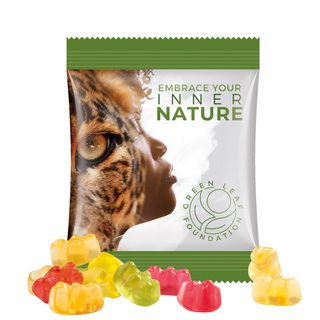 Minitüte,15 g, Folie weiß, Trolli Premium Bärchen,