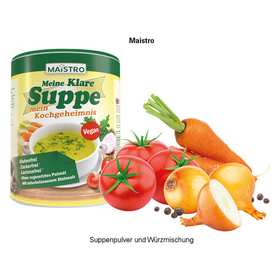 Werbekarte Midi, Maistro "MEINE KLARE SUPPE"
