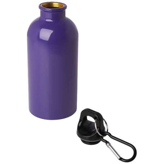 Oregon 400 ml RCS-zertifizierte, einwandige Trinkflasche aus Edelstahl mit Karabinerhaken