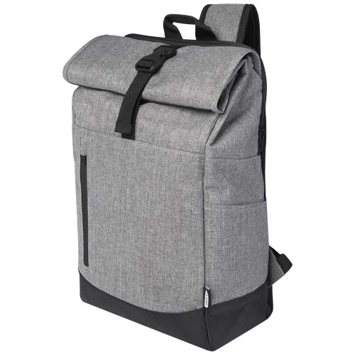 Libra 15,6" GRS recycelter Rolltop Laptop-Rucksack 12L