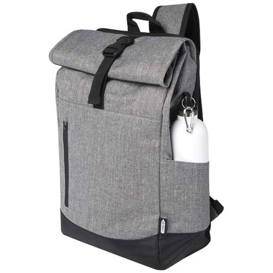 Libra 15,6" GRS recycelter Rolltop Laptop-Rucksack 12L