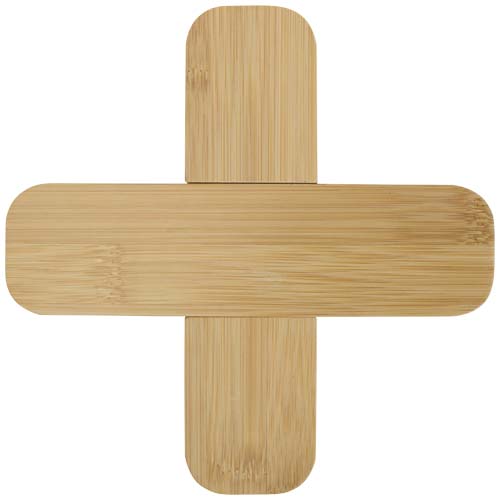 Croc Untersetzer aus Bambus – groß