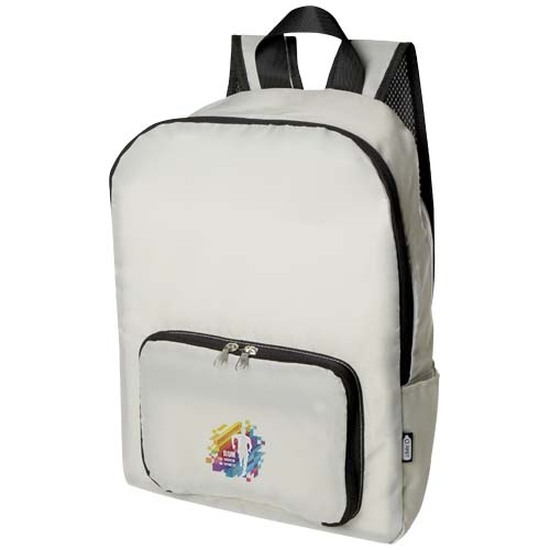 EcoFold faltbarer RPET Rucksack 15 L