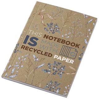 Novella Austen A6 Softcover Notizbuch aus recyceltem Kraftpapier – 50 Blatt