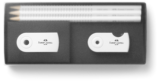 Set Alles um den Bleistift Mini White