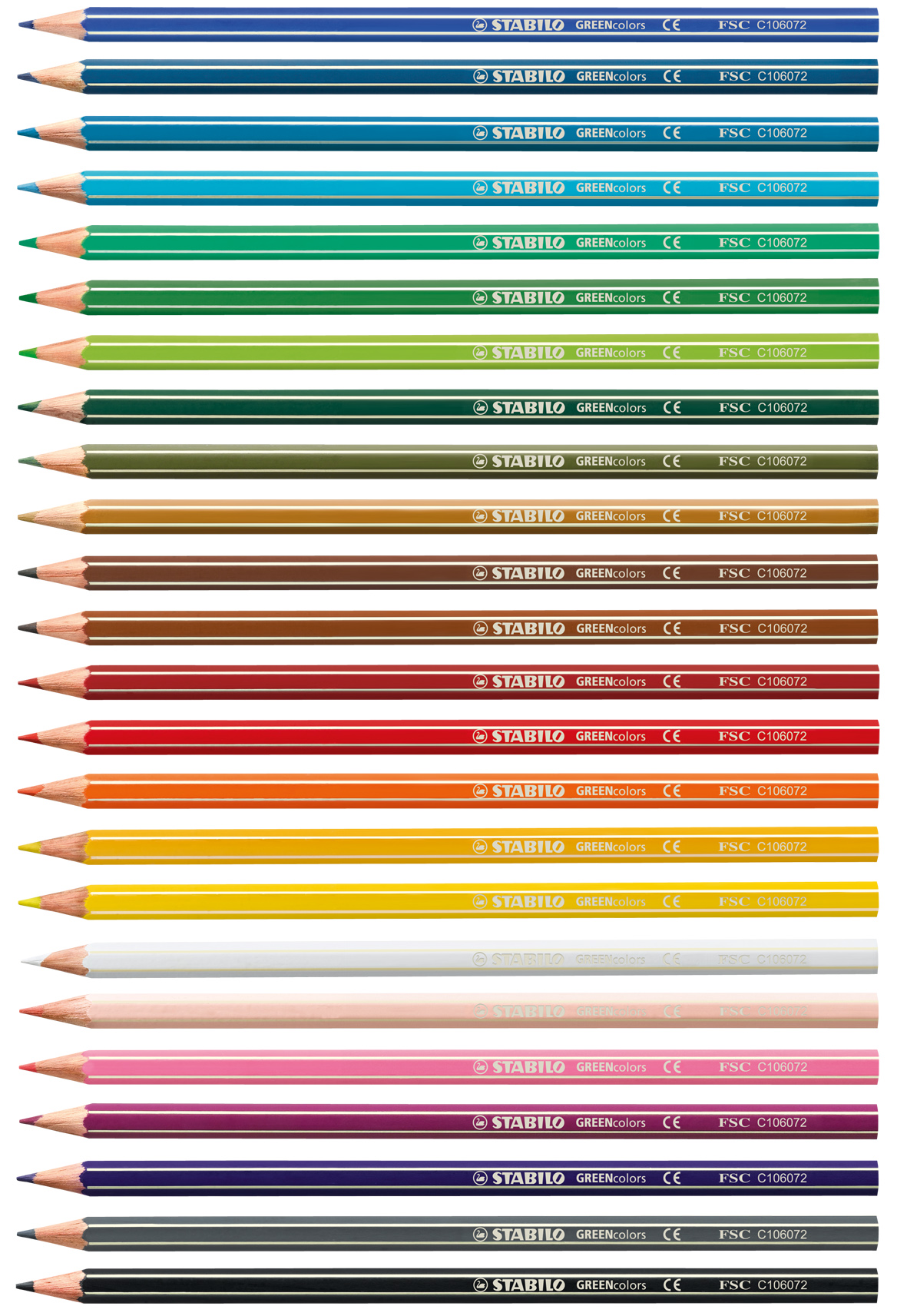 STABILO GREENcolors Farbstift 12er-Set