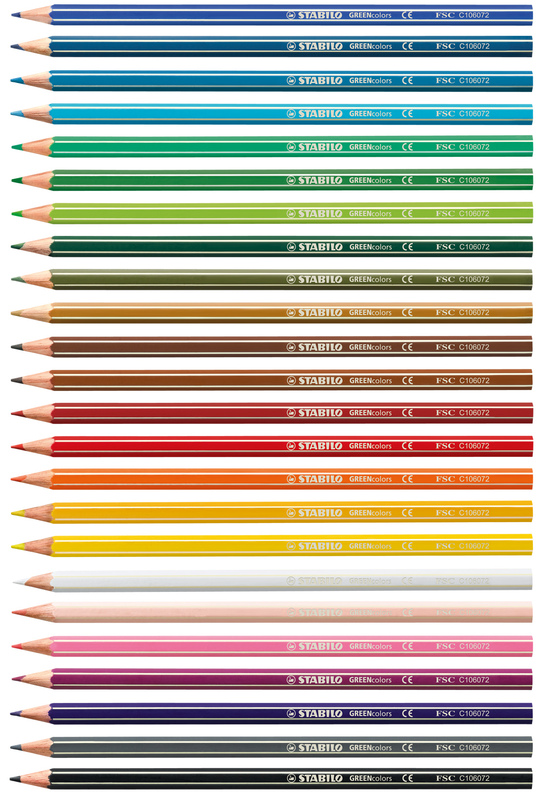 STABILO GREENcolors Farbstift 6er-Set