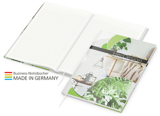 Notizbuch Note-Book green+blue A4, Natura Recycling