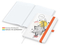 Notizbuch Match-Book White Bestseller A5 Natura individuell, orange