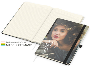 Match-Book Creme Bestseller A4 Cover-Star gloss-individuell, schwarz