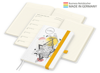 Buchkalender Match-Hybrid Creme Bestseller, Natura individuell, gelb