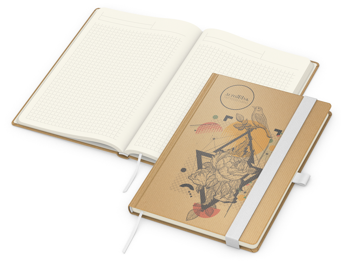 Notizbuch Match-Book Creme A5 Natura Bestseller