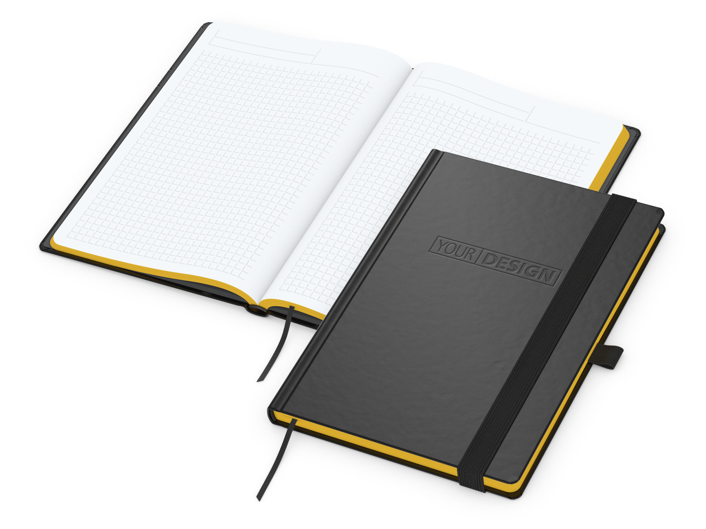 Notizbuch Color-Book Bestseller, A5, gelb