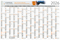 Wandplaner Horizont Bestseller, M, individuelle Schmuckfarbe