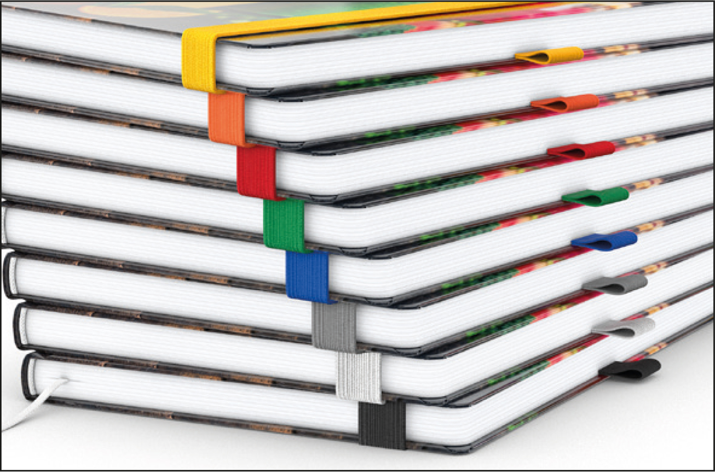 Notizbuch Match-Book White Bestseller, A5, Cover-Star, matt-individuell, rot