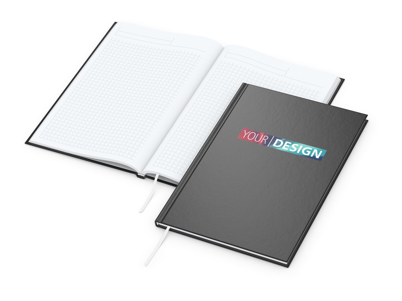 Notizbuch Memo-Book Bestseller, A5, matt-schwarz