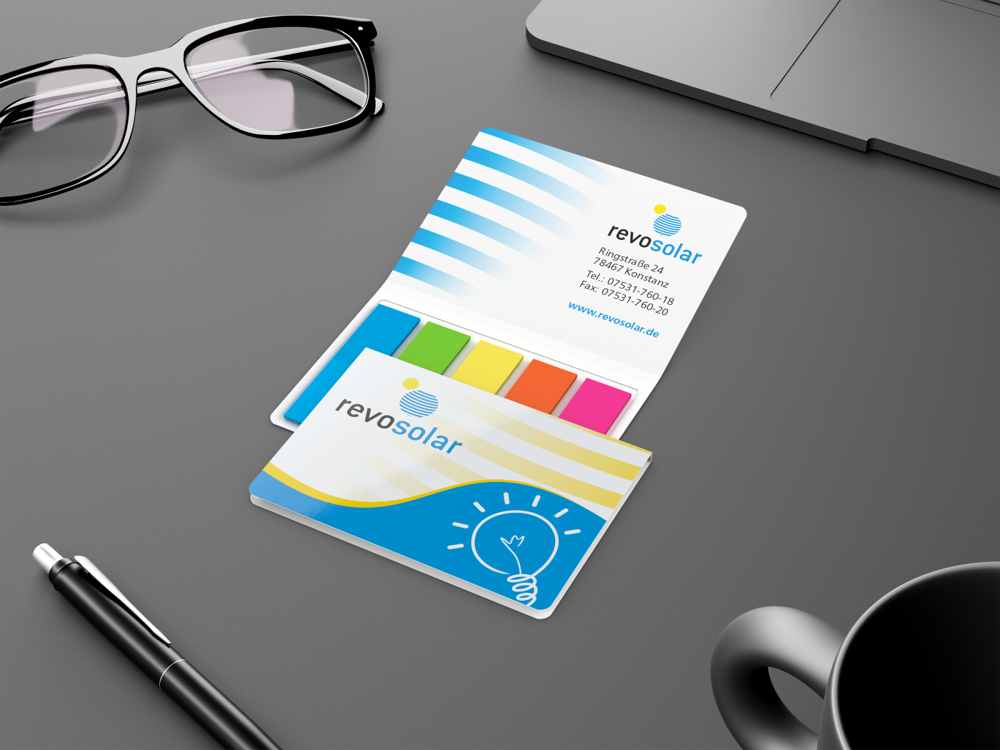 Haftmarker-Set Memo-Card Filmmarker Bestseller, matt-individuell