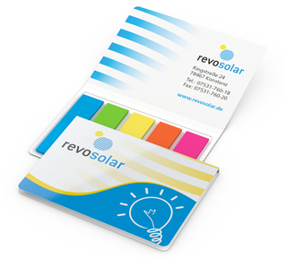 Haftmarker-Set Memo-Card Filmmarker Bestseller, matt-individuell