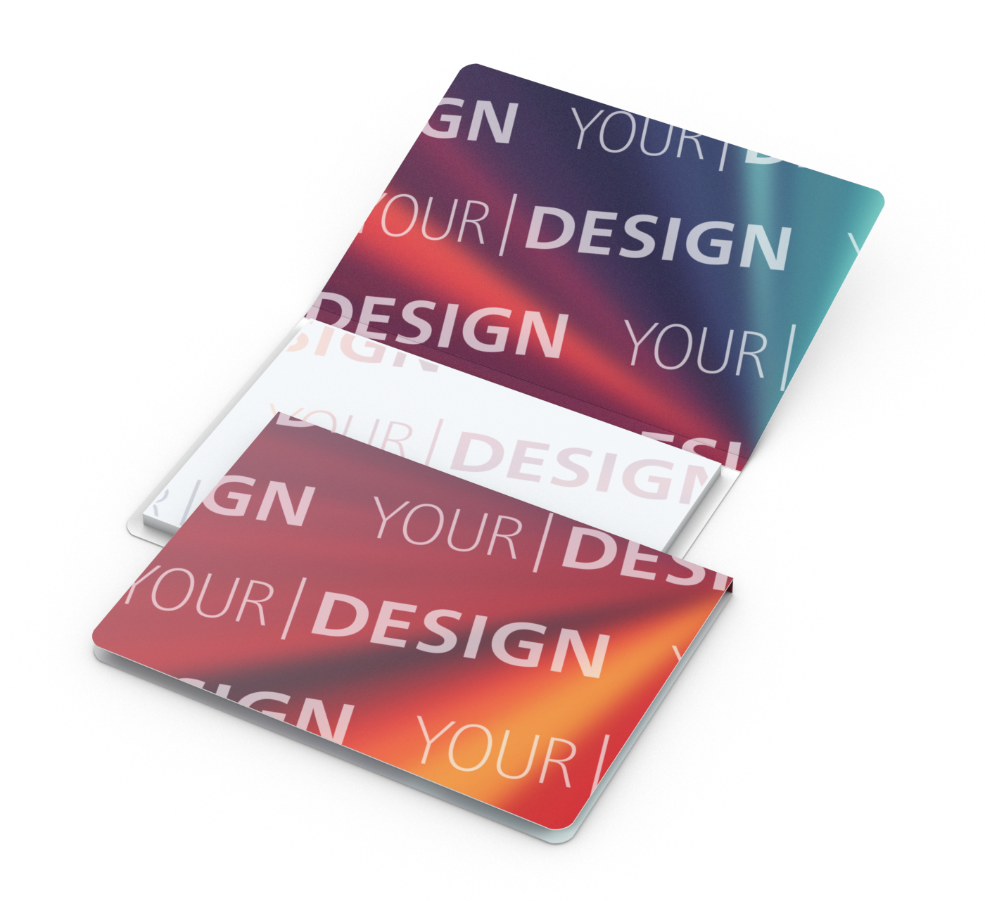 Haftnotiz Memo-Card Individuell Bestseller, matt-individuell