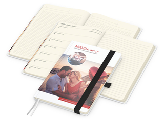 Wochenplaner Match-Hybrid Creme Bestseller, Cover-Star gloss, schwarz
