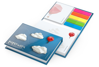 Haftnotiz-Set Paris Bookcover Individuell Bestseller, gloss-individuell