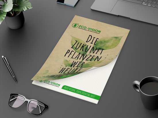 Schreibblock Cover Recycling, A4, 50 Blatt mit 4fach-Abheftlochung