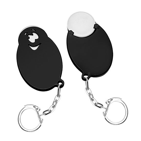 Chiphalter mit 1€-Chip "Gesicht"