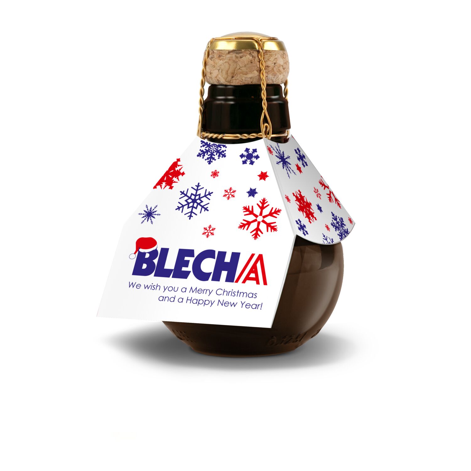 Kleinste Sektflasche der Welt Weihnachtsgruß, 125 ml 2K1540f