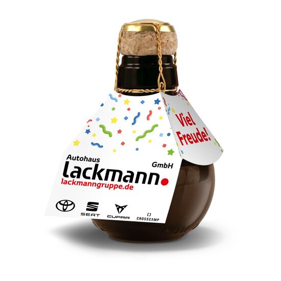 Kleinste Sektflasche der Welt Fröhliche Weihnachten 2K1540i