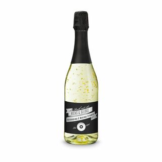 Golden Flakes - Flasche klar - Kapsel schwarz, 0,75 l 2K1910d