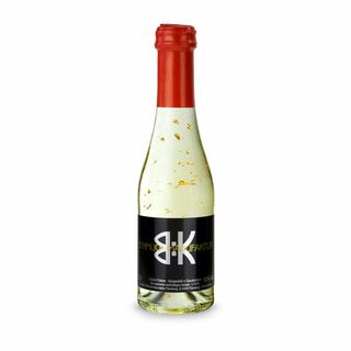 Piccolo Golden Flakes - Flasche klar - Kapsel rot, 0,2 l 2K1918e