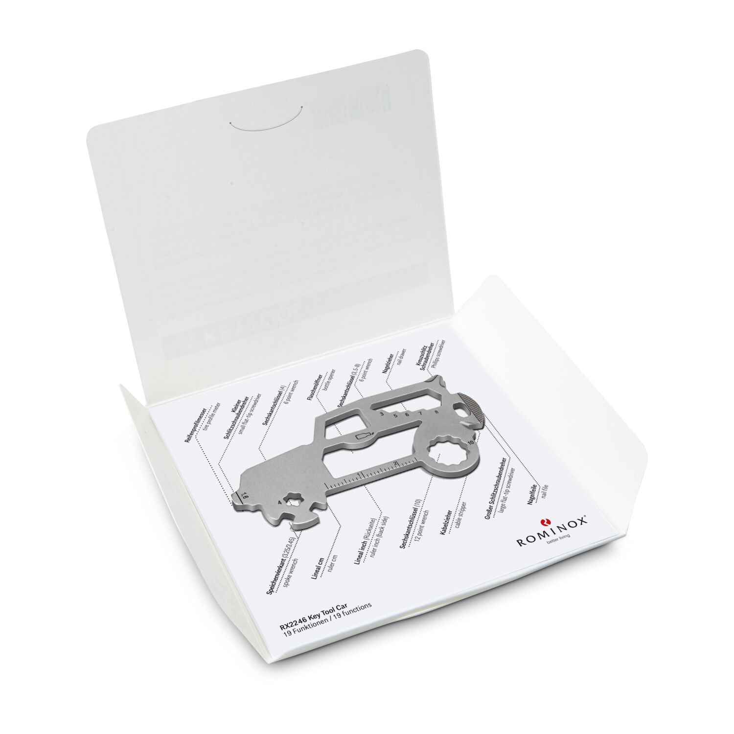 ROMINOX® Key Tool SUV (19 Funktionen) Merry Christmas 2K2102e
