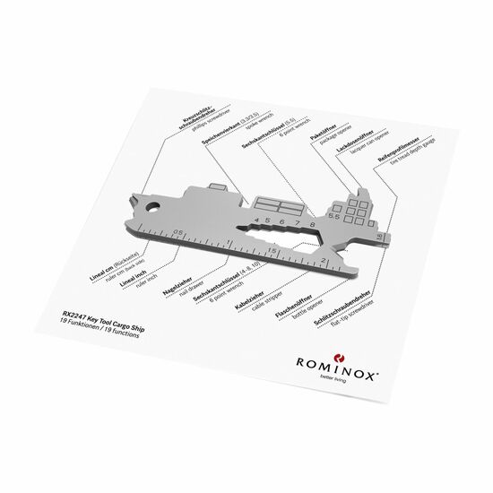 ROMINOX® Key Tool Cargo Ship (19 Funktionen) Merry Christmas 2K2102f