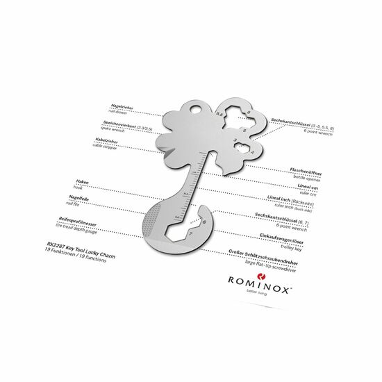 ROMINOX® Key Tool Lucky Charm (19 Funktionen) Merry Christmas 2K2102m