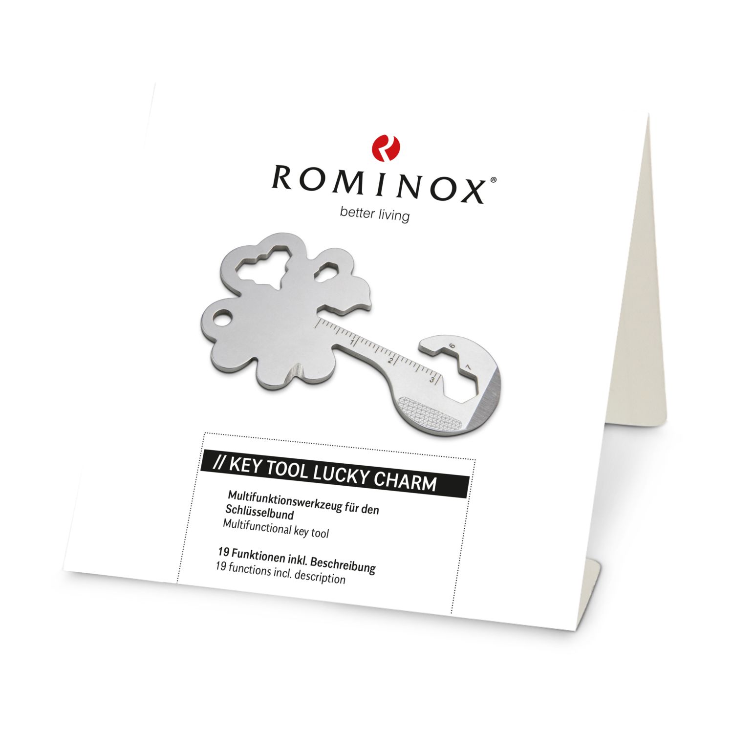 ROMINOX® Key Tool Lucky Charm (19 Funktionen) Große Helden (Einzelhandel) 2K2105m