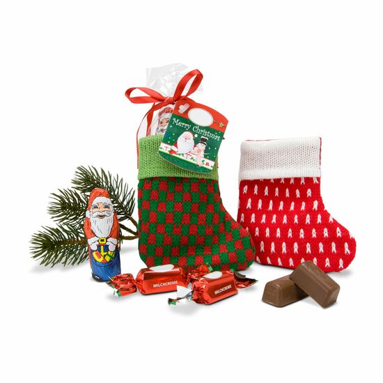 Geschenkartikel / Präsentartikel: Süßer Weihnachtsstiefel 2K2116