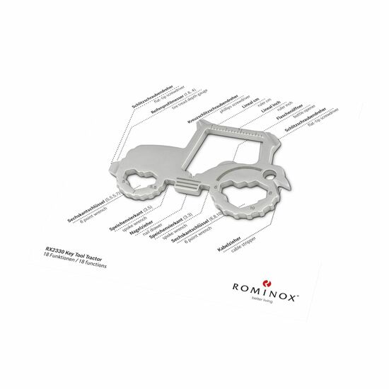 ROMINOX® Key Tool Car/Auto (18 Funktionen) Frohe Weihnachten 2K2201p