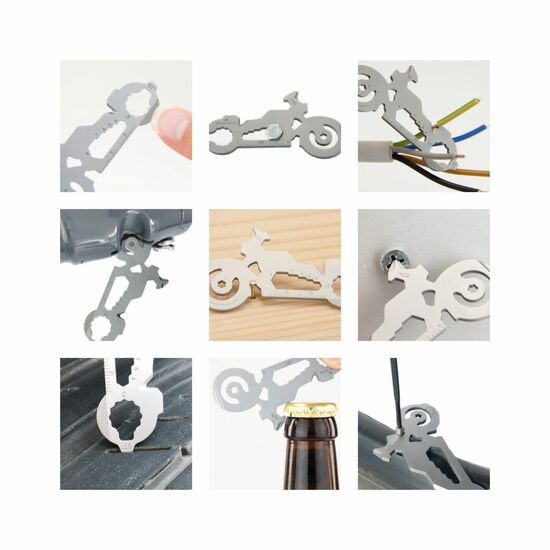 ROMINOX® Key Tool Motorbike (21 Funktionen) Frohe Ostern Hase 2K2202d