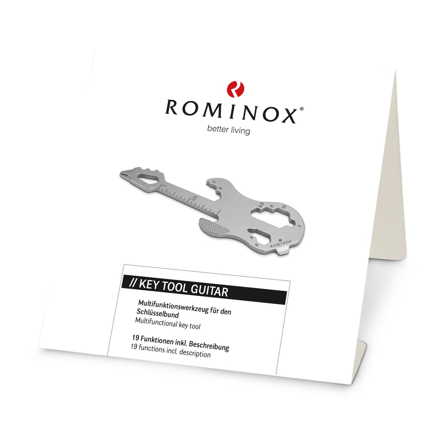 ROMINOX® Key Tool Guitar (19 Funktionen) Frohe Ostern Hase 2K2202k