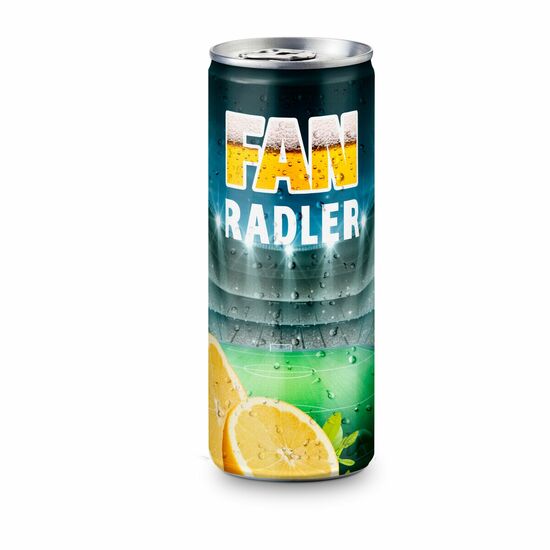 Radler - Bier und Zitronenlimonade - Fullbody-Etikett, 250 ml 2P033H