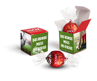 Lindt Lindor Kugel im Werbewürfel 15,7 g Milchschokolade