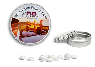 Clic Clac Box 75 g zuckerhaltige Pfefferminztabletten blank