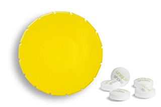 Super Mini Clic Clac Box 12 g Sweetprints Pfefferminz PMS Yellow C