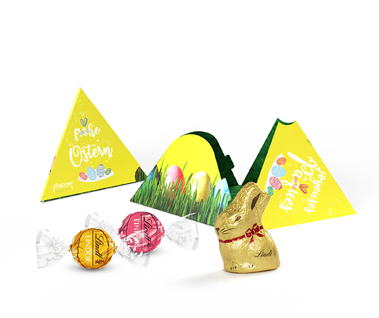Lindt Osternest in Pyramidenbox 46 g  Kartonage