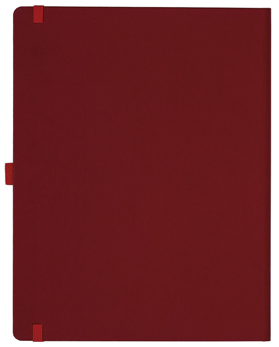 Notizbuch Style Large im Format 19x25cm, Inhalt blanco, Einband Fancy in der Farbe Ruby Red