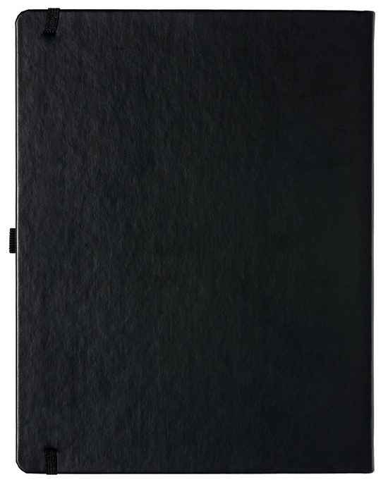 Notizbuch Style Large im Format 19x25cm, Inhalt blanco, Einband Slinky in der Farbe Black
