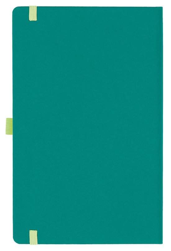 Notizbuch Style Medium im Format 13x21cm, Inhalt blanco, Einband Fancy in der Farbe Laguna