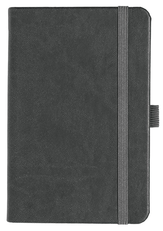 Notizbuch Style Small im Format 9x14cm, Inhalt liniert, Einband Slinky in der Farbe Dark Grey
